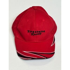 Firestone Tires Car Truck‎ Racing Auto Baseball Hat Cap Red K-Products
